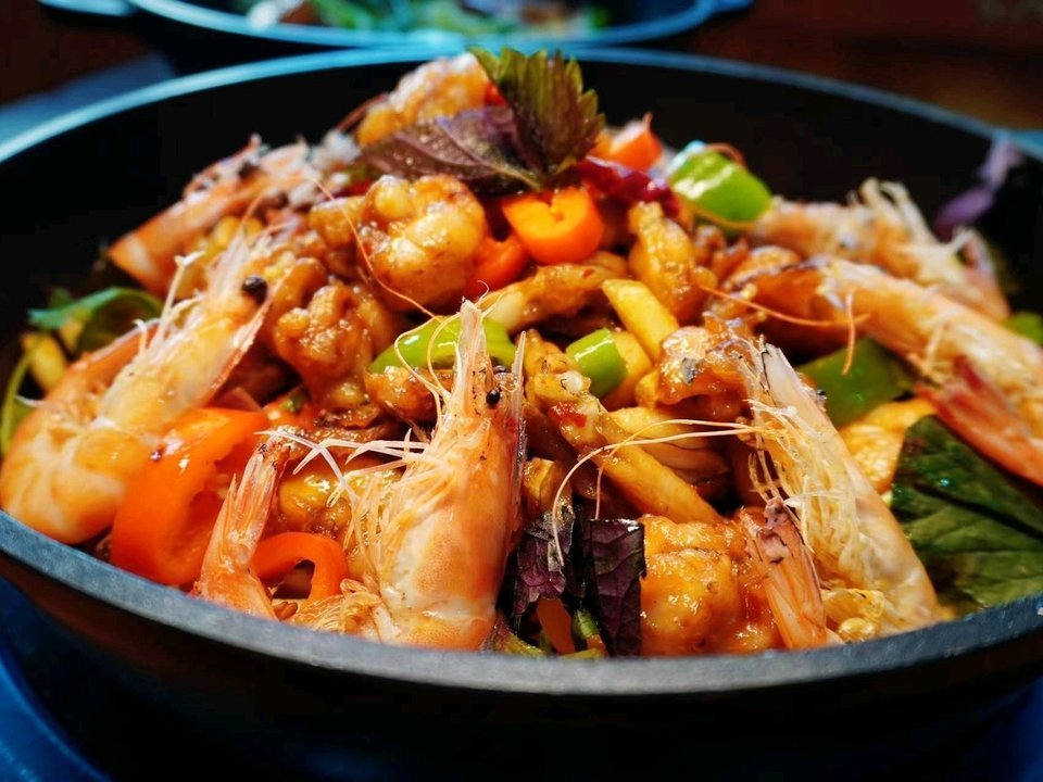 肥松美食虾蟹焖鸡图片