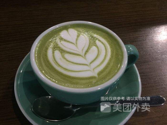 手工研磨日式抹茶撞奶图片