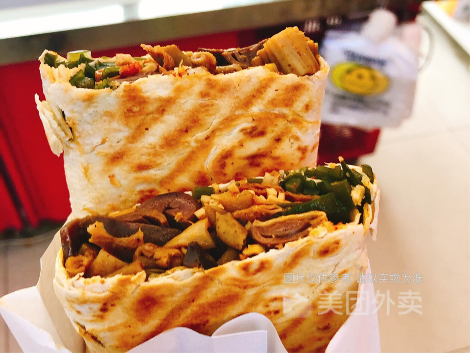 推荐菜:鸭肠卷饼