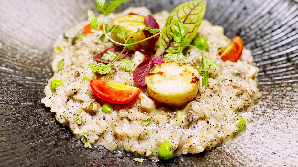 澳洲带子松露牛肝菌烩饭图片