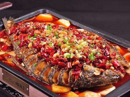 巴蜀烤鱼图片