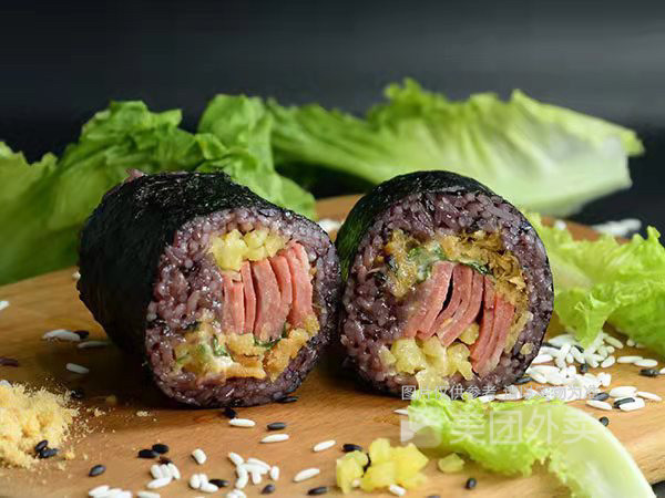 意式培根饭团图片