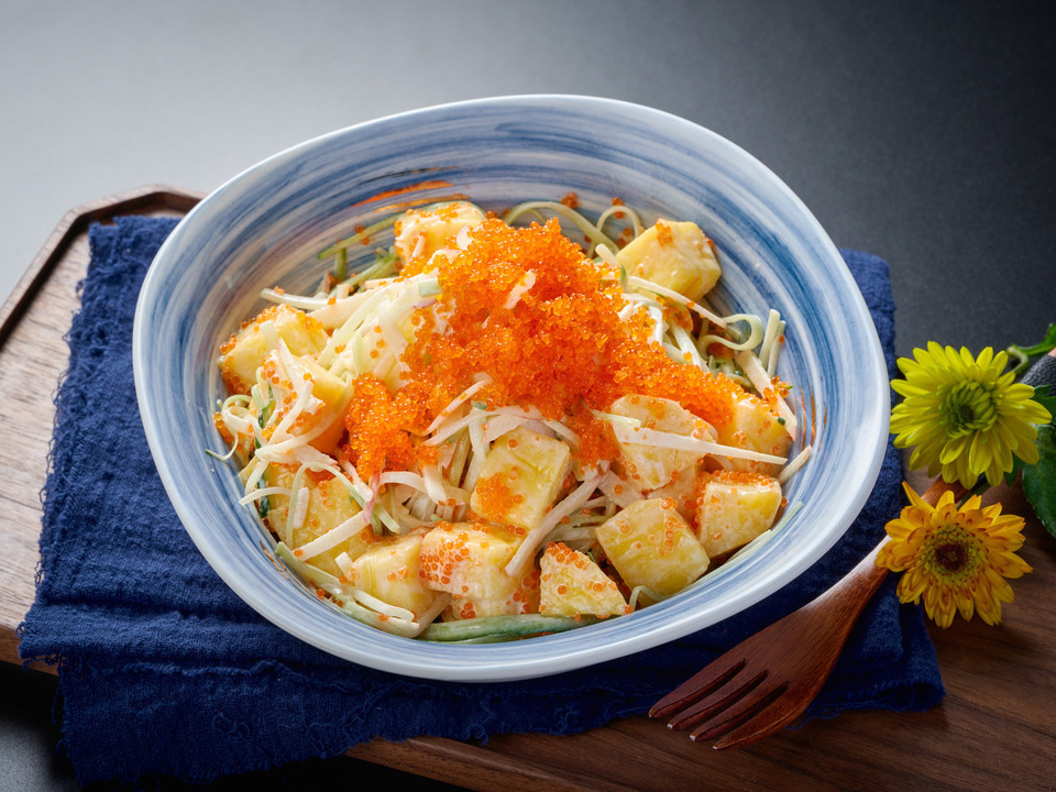 芒果蟹子沙拉图片