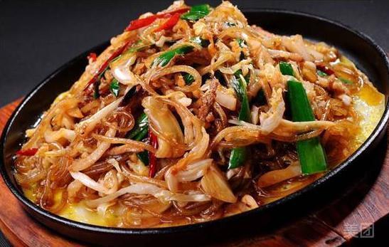 泡菜粉条肉丝图片