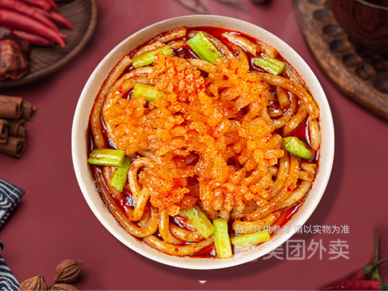 酱香鱿鱼花炒米粉图片