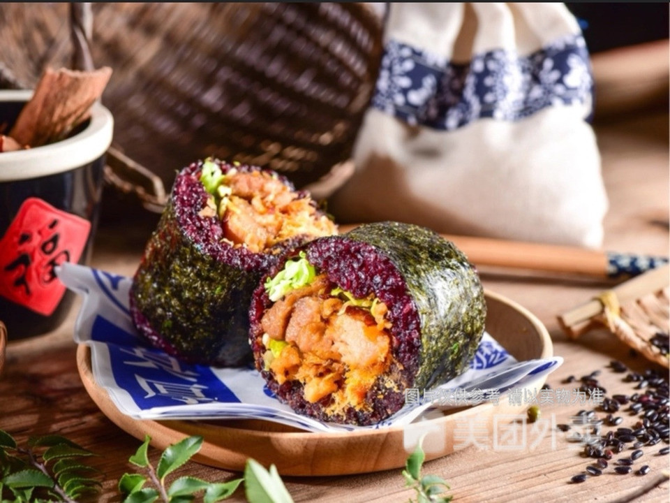 泡菜饭团图片