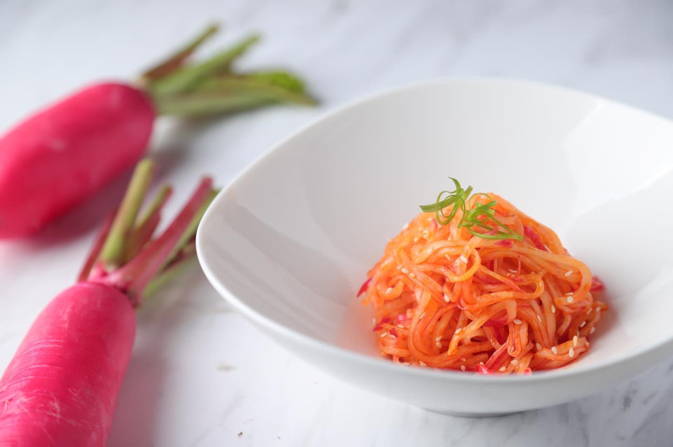 红油萝卜丝图片