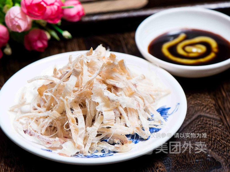 烤芥末干鱿鱼图片