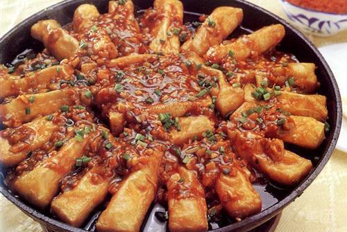 铁板毛豆腐图片