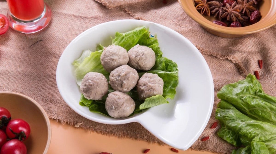手打牛肉丸图片