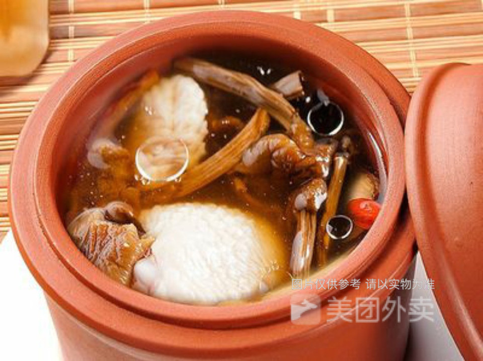 茶树菇淮山鸡汤图片