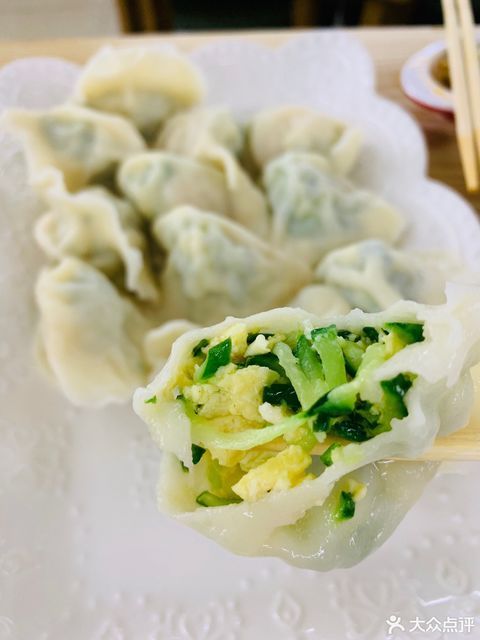 黄瓜鸡蛋水饺图片