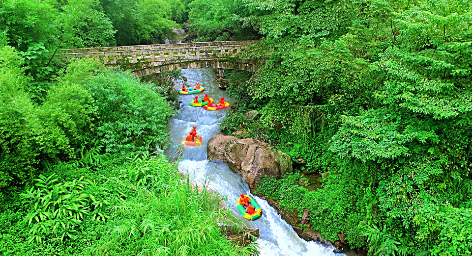 佛影峡漂流图片