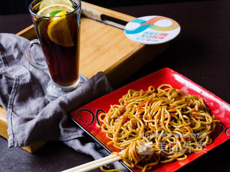 奥尔良鸡扒车仔面图片