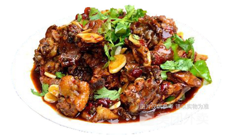 辣炒鸡背图片