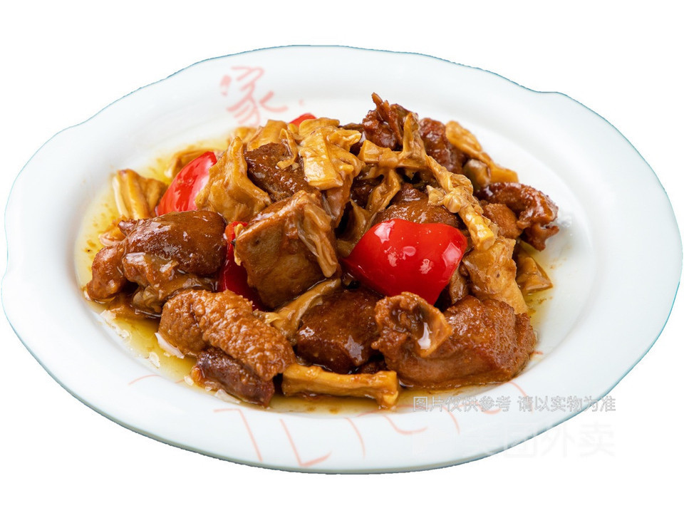 竹笋片焖鸭饭图片
