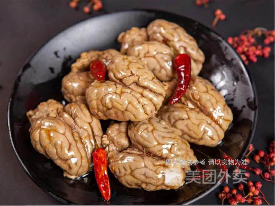 卤秘汁脑花图片