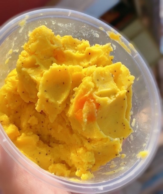 芒果百香果炒冰图片