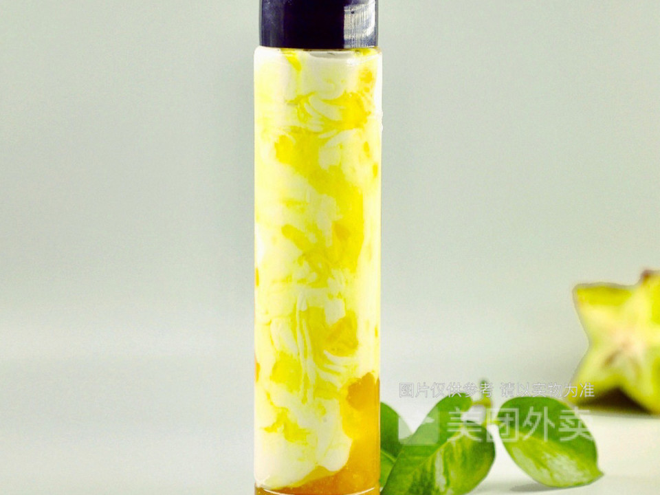 菠萝手摇酸奶图片