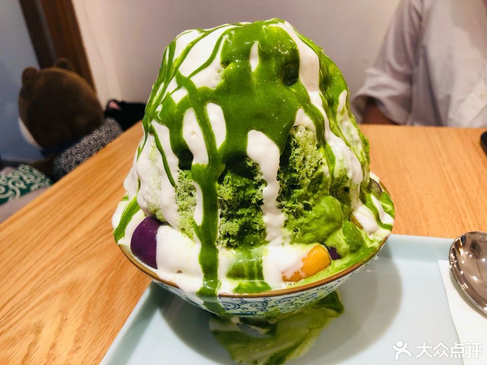 抹茶冰沙图片