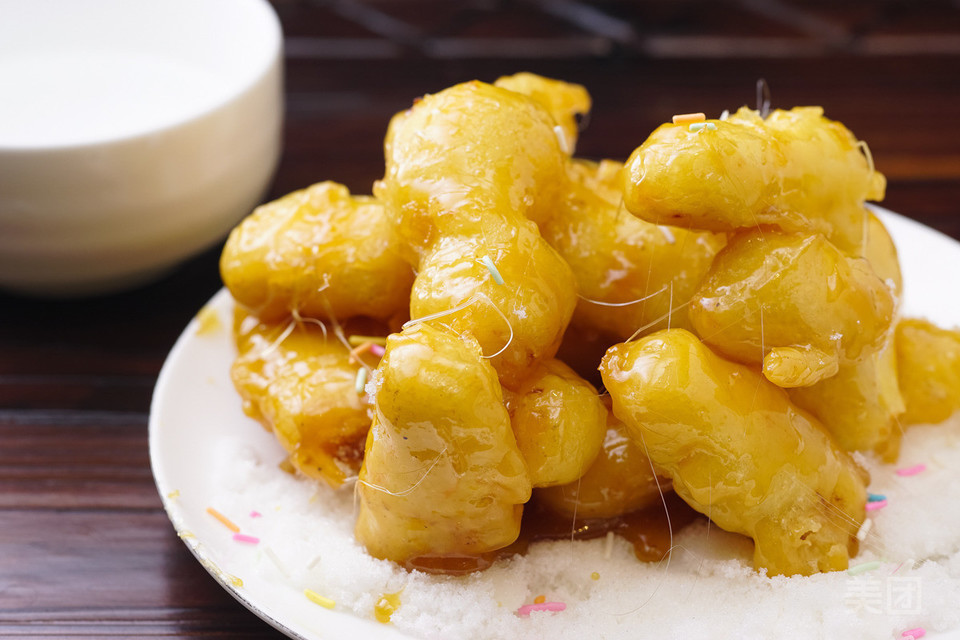 拔丝奶皮图片