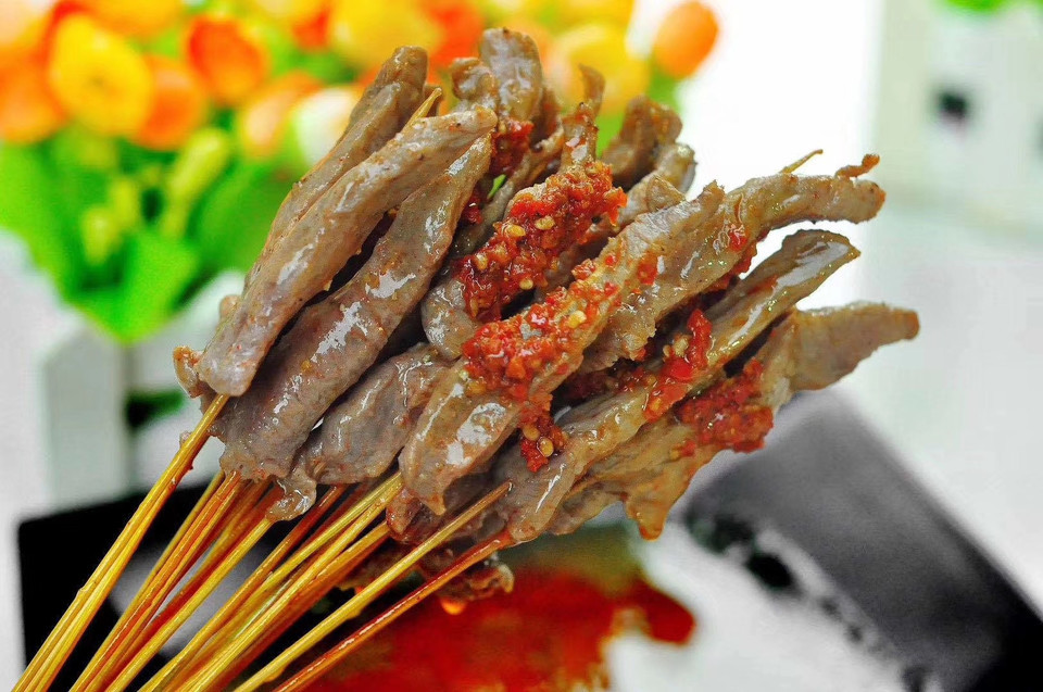 蚝油牛肉串图片