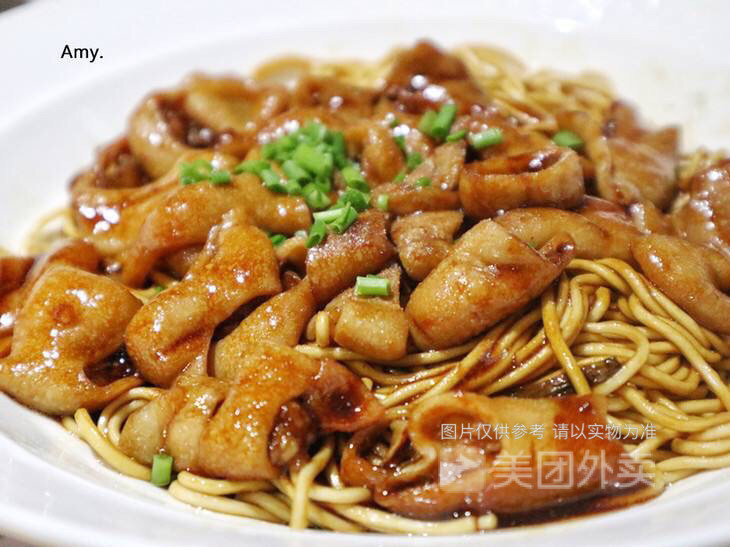 肥肠干拌面图片