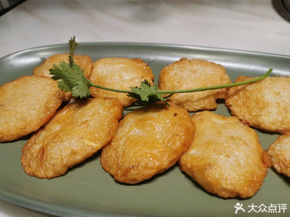 香煎墨鱼饼