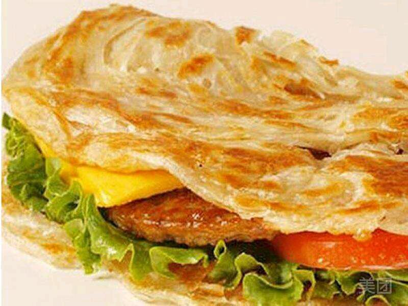 特色鸡蛋手抓饼图片