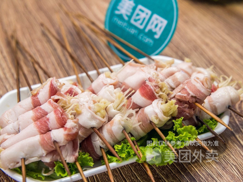 五花肉卷金针菇图片