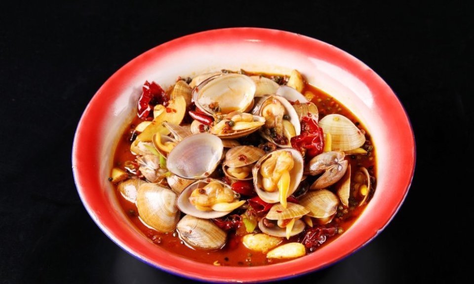 甜麻辣肥蛤图片