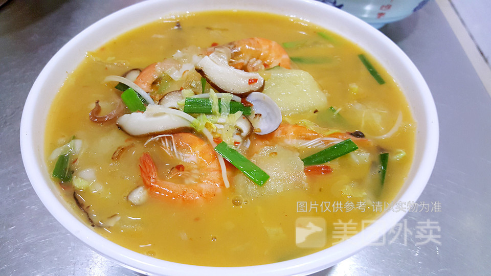 海鲜土豆片汤图片
