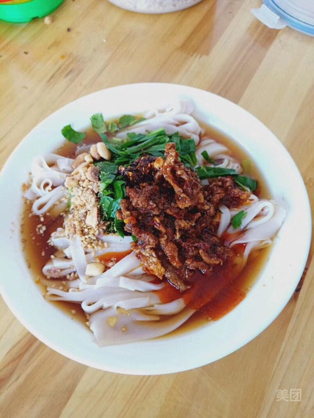 三区凉米干推荐菜:因远凉米干位于玉溪市元江哈尼