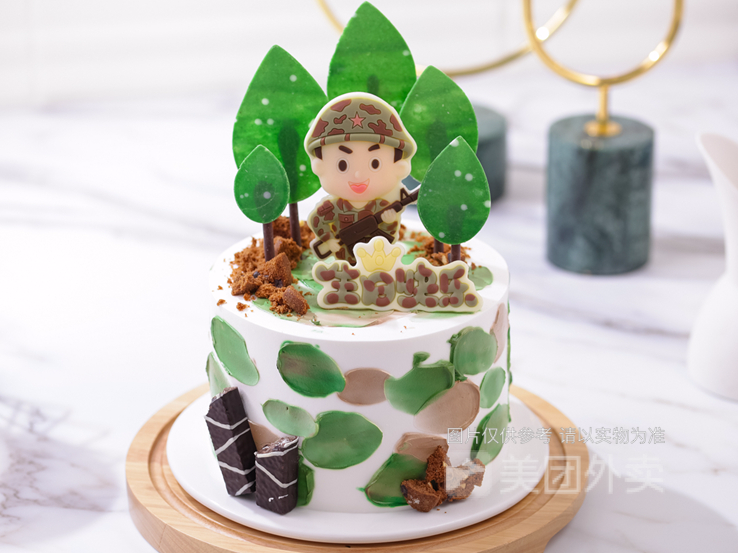 英姿兵哥哥八喜冰淇淋生日蛋糕图片