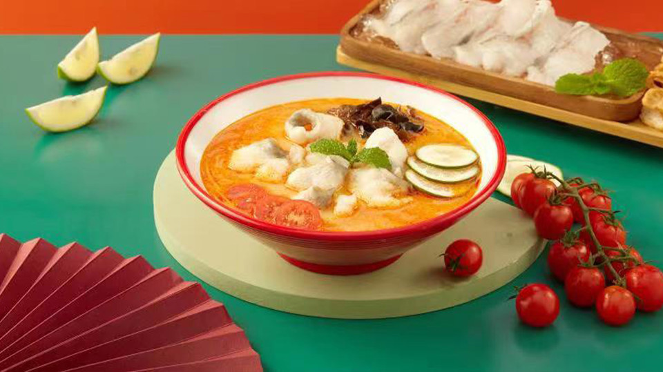 鲜香番茄鱼米线图片