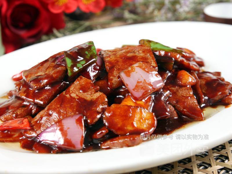 酱爆猪肝饭