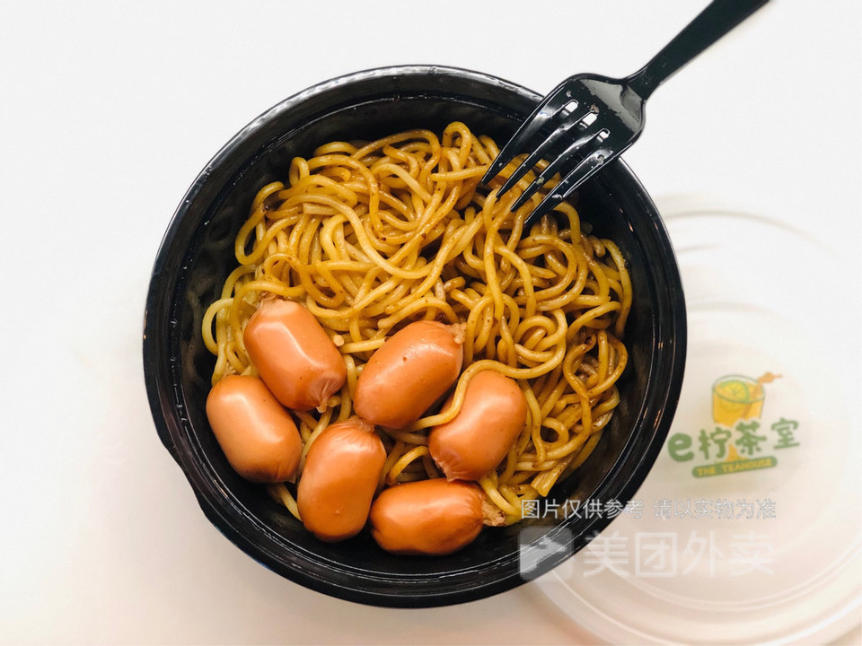 芝士波波肠xo酱车仔面图片