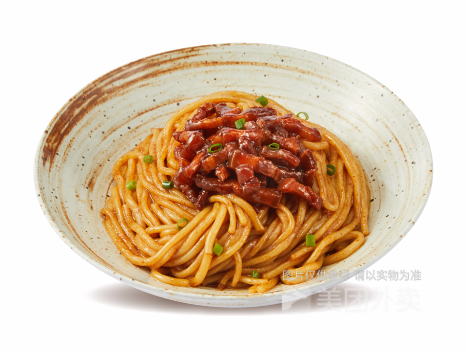 卤肉麻酱拌粉图片