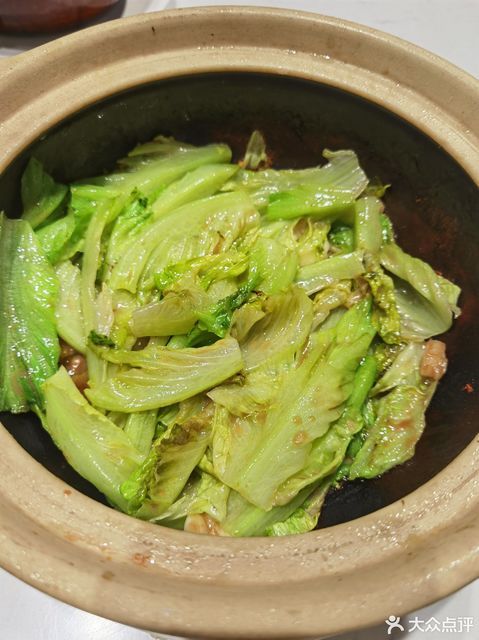 虾酱啫罗马生菜图片