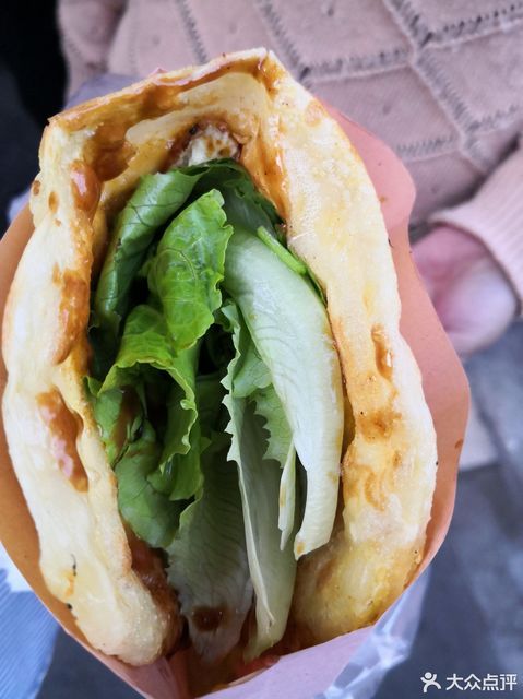 陕北名吃火烧饼灌鸡蛋