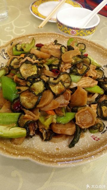 干黄瓜片炒干土豆片图片