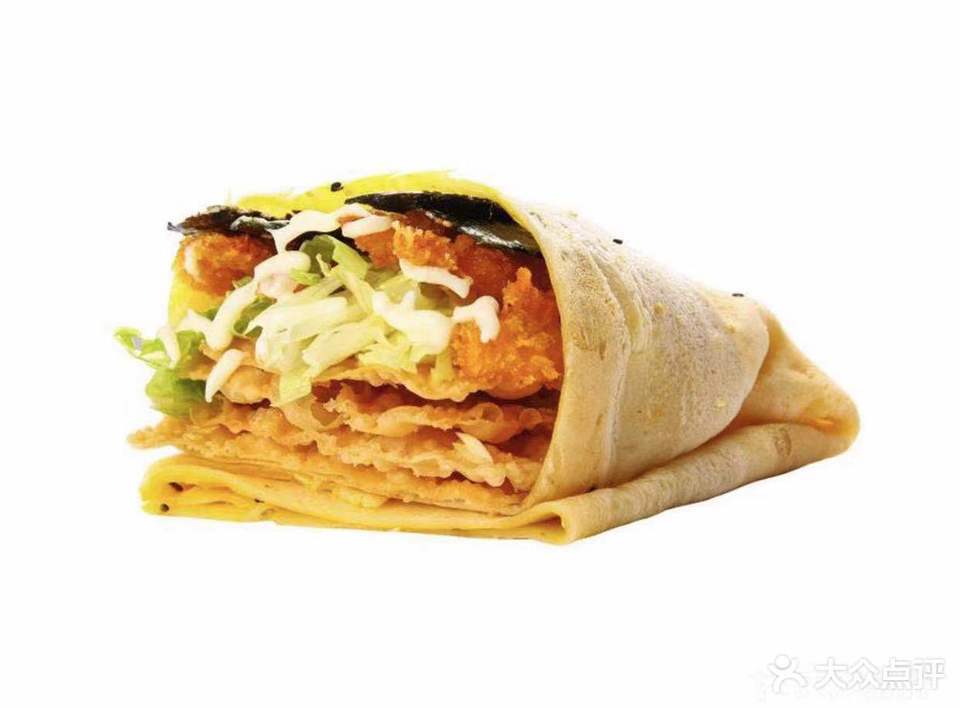 香酥鸡柳里脊煎饼图片