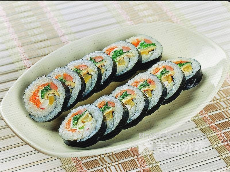 芝士紫菜包饭图片