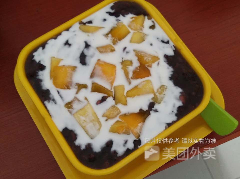 椰汁芒果黑糯米图片