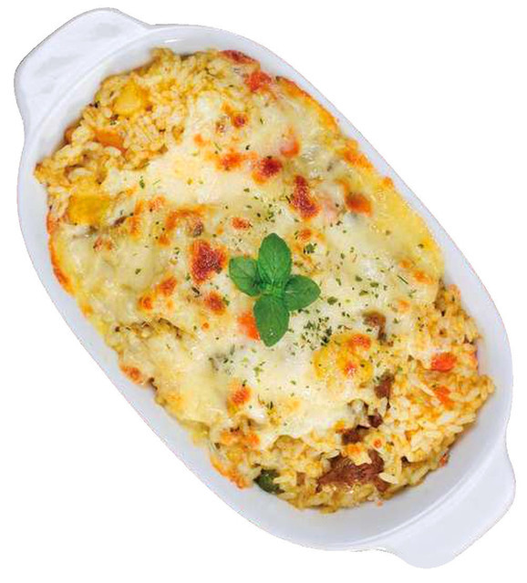 番茄鸡肉芝士焗饭图片