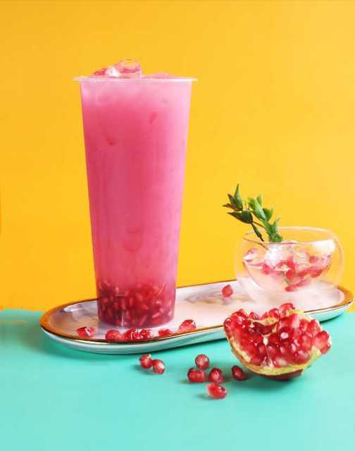 红石榴柠檬茶图片
