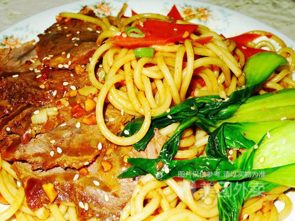 精品牛肉干拌图片