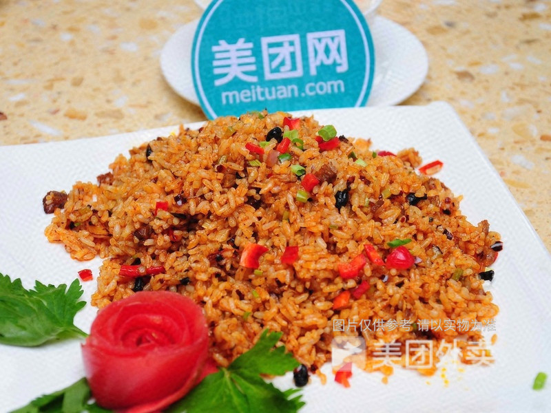 老干妈牛肉炒饭图片