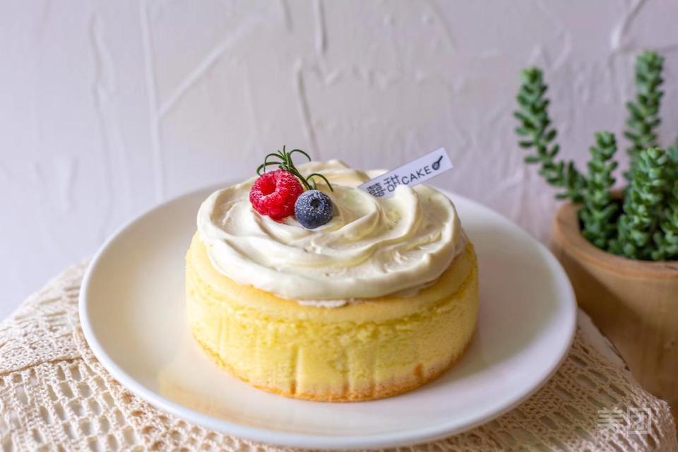 低脂舒芙蕾芝士蛋糕图片