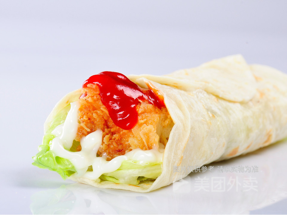 辣味鸡肉卷图片